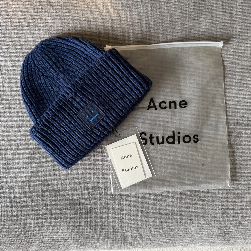 Acne Studios Blue Beanie Unisex
